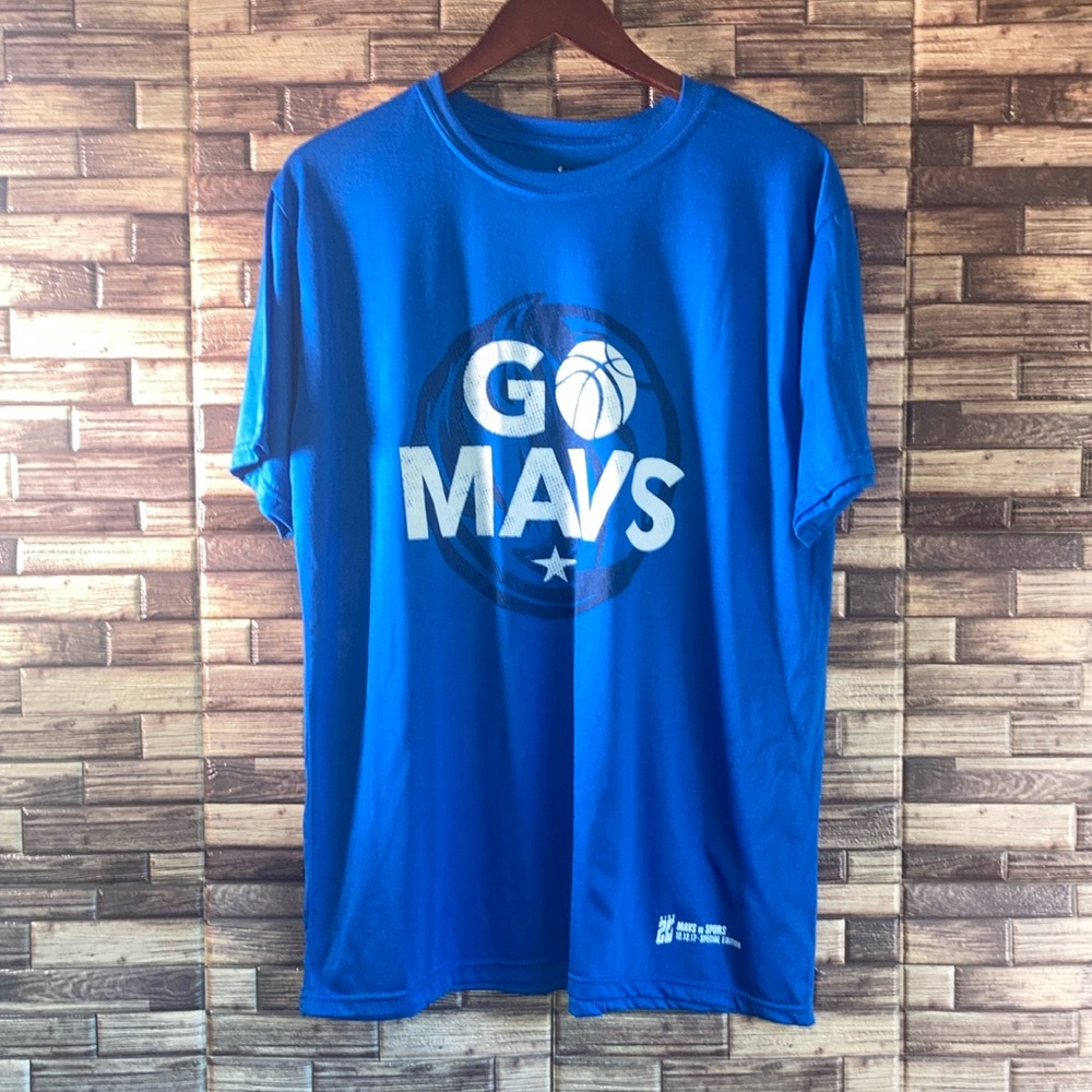 EUC Unisex XL Dallas Mavericks XL Blue 2017 Promo Soft T Shirt